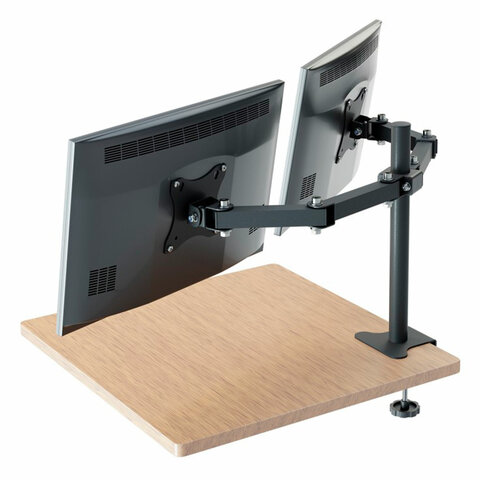 Кронштейн для двух мониторов К-502 VESA 75х75-100х100, 17"-32", до 16 кг, РЭМО, 4603225012979, 960059 457775 - МСК «Форвард»