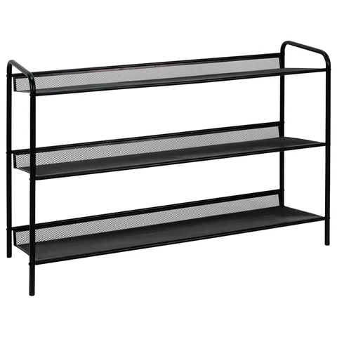 Полка для обуви "Женева-33", 865х270х600 мм, 3 полки, металл, чёрная, ПДО Ж33 Ч ZMI 700919
