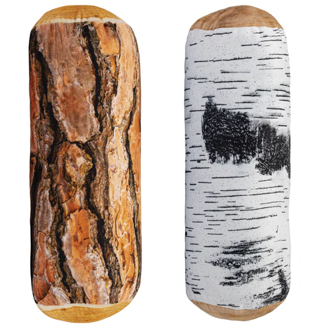 Игрушка мягкая "ПОЛЕНО", ткань вельбоа, ассорти, 2 вида, 35х14 см, WOOZOO (ВУЗУ), 666977 - МСК «Форвард»