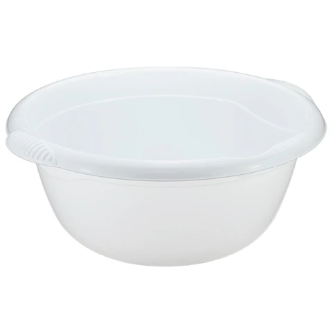 Таз 16л хозяйственный, круглый, с ручками, пластиковый, (в18*ш45*г49см), цвет ассорти, IDEA, М 2507 602552