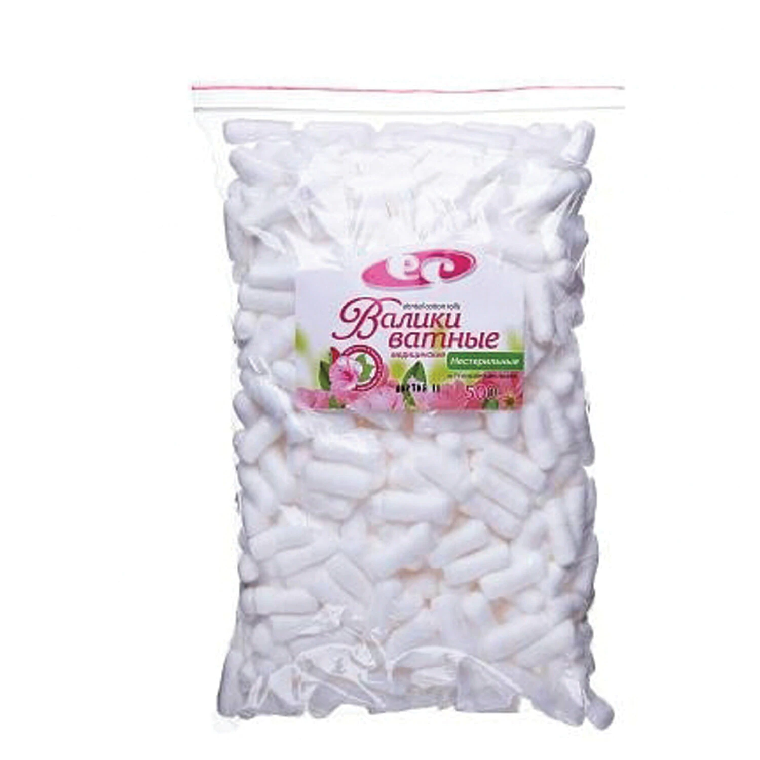 Валик ватный стоматологический ЕМЕЛЬЯНЪ САВОСТИНЪ нестерильный, пакет 500 шт, 30х10 мм, 630584