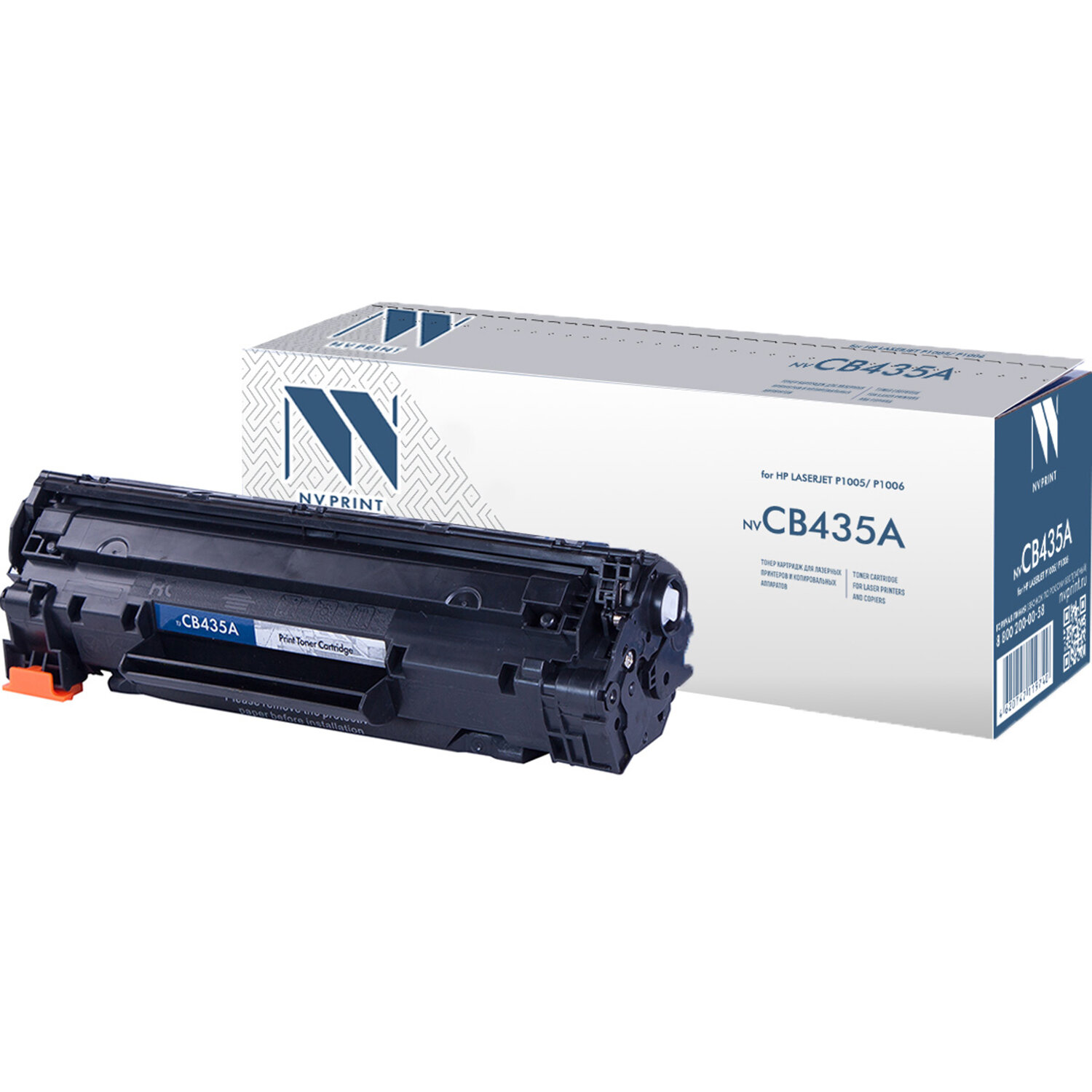 Картридж лазерный NV PRINT (NV-CB435A) для HP LaserJet P1002/1005/1006/1007/1008, ресурс 1500 стр 361191