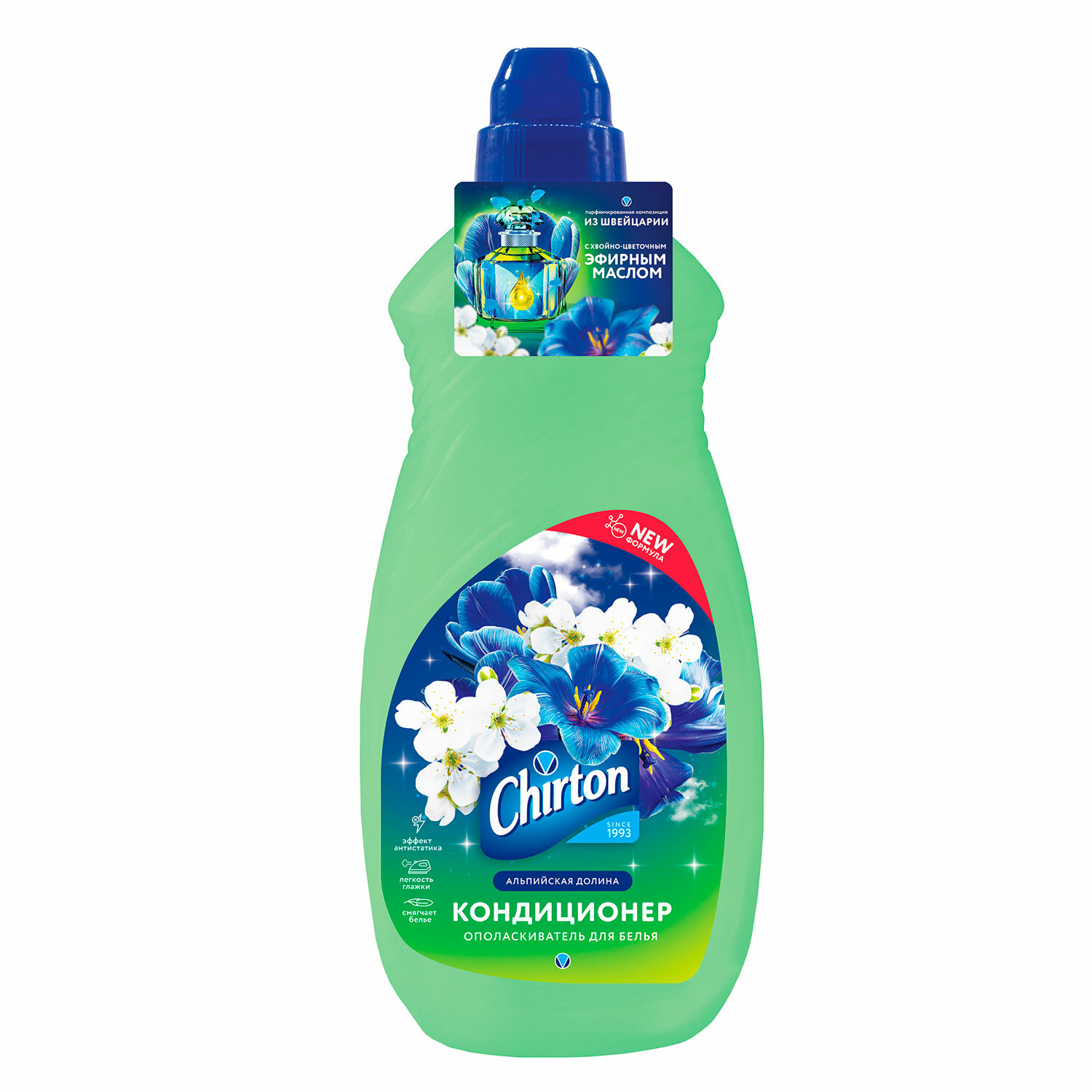 Кондиционер-ополаскиватель д/белья 2л CHIRTON (Чиртон) "Альпийская долина", 604041