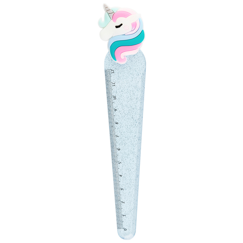 Линейка с топпером 12см MESHU "Unicorn", пластиковая, европодвес MS_36850 322839