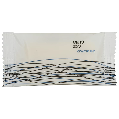 Мыло одноразовое 13 г, КОМПЛЕКТ 500 шт., COMFORT LINE, саше, флоупак, 2000411 608839