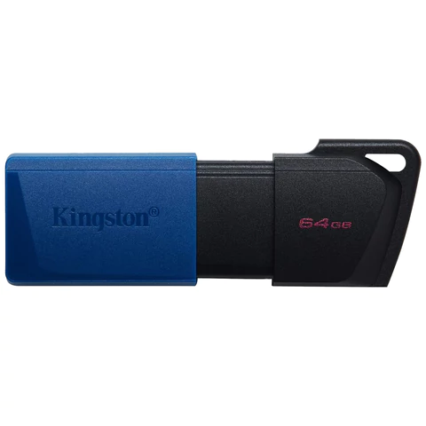 Флеш-диск 64 GB KINGSTON DataTraveler Exodia M, разъем USB 3.2, черный/синий, DTXM/64GB 513781 - МСК «Форвард»