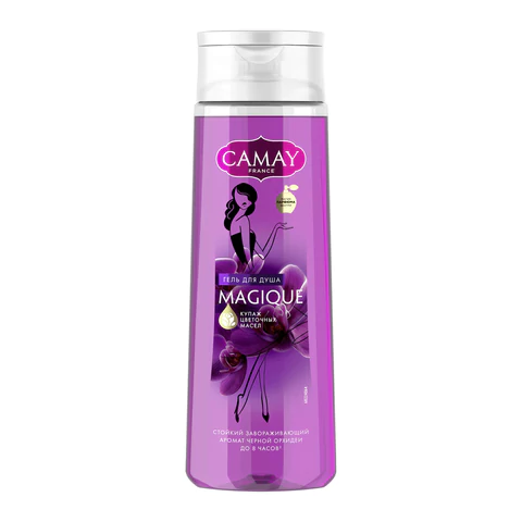 Гель для душа 250 мл, CAMAY "Черная орхидея", для всех типов кожи 609827