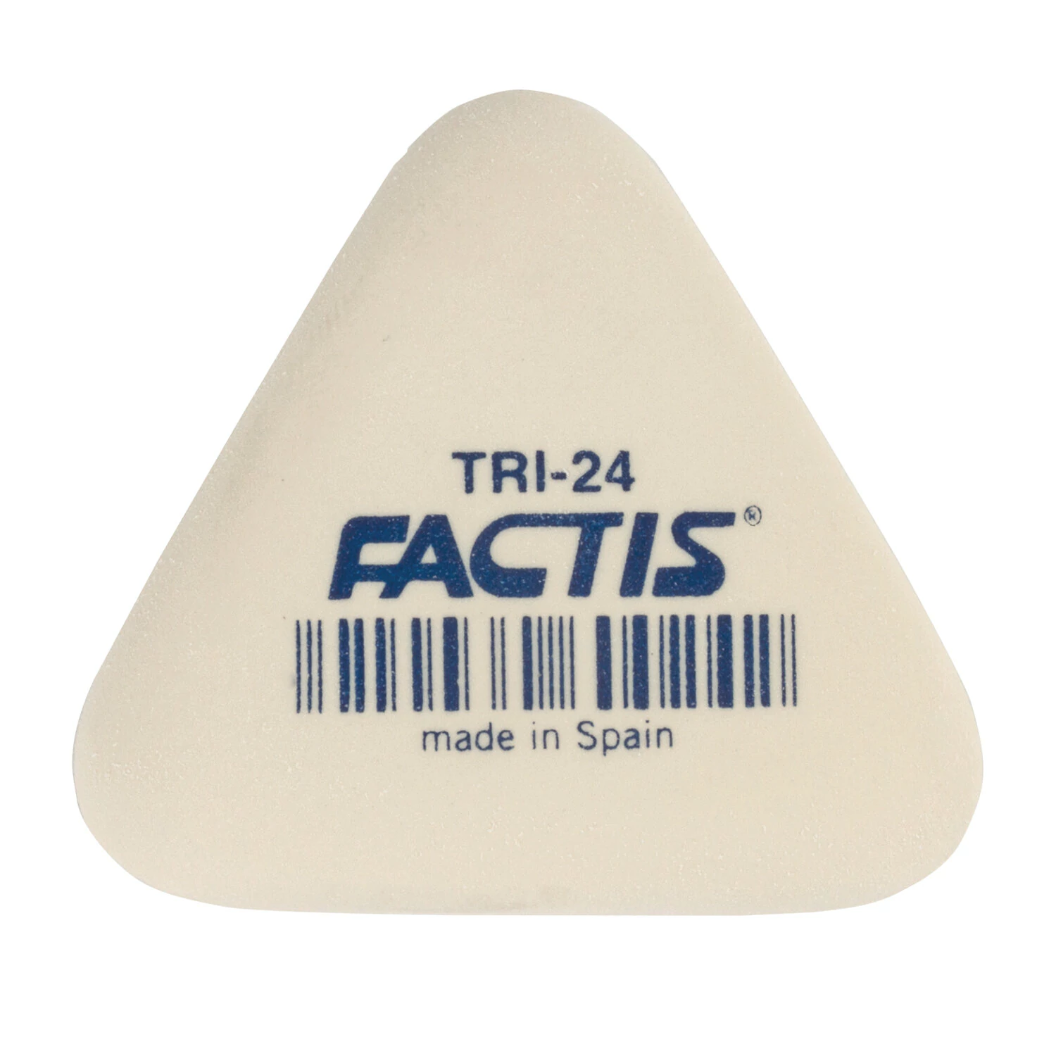Ластик FACTIS TRI 24 (Испания), 51х46х12мм, белый, треугольный, мягкий, PMFTRI24 227988
