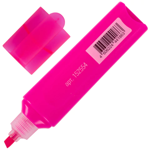 Текстовыделитель STAFF "EVERYDAY HL-720", РОЗОВЫЙ, линия 1-5 мм, скошенный наконечник, 152554 - МСК «Форвард»