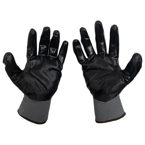 Перчатки нейлоновые SCAFFA "Старт", нитриловое покрытие (облив), размер 9, L (большой), 00-01018559 701656 - МСК «Форвард»