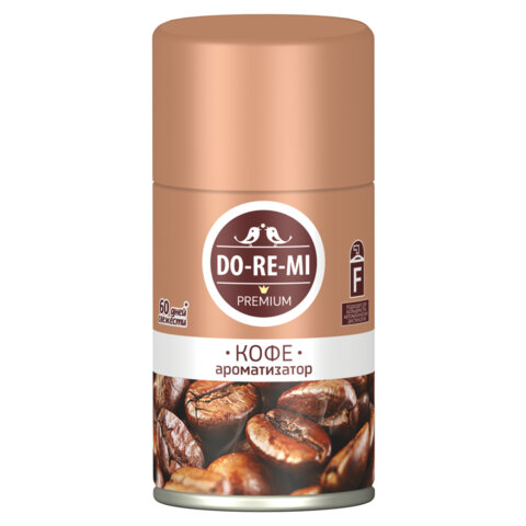 Сменный баллон для автоматических освежителей 250 мл, DO-RE-MI "Кофе", сухое распыление, СИБИАР, 5-02.03.026.24 701304 - МСК «Форвард»