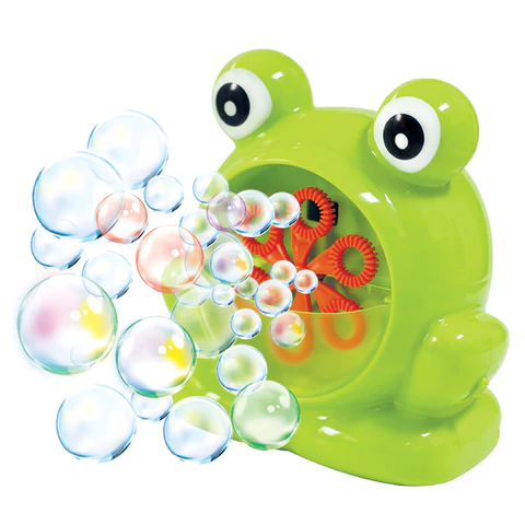 Машинка автоматическая для мыльных пузырей "ЛЯГУШОНОК", 50 мл, ЮНЛАНДИЯ, 664481  - МСК «Форвард»