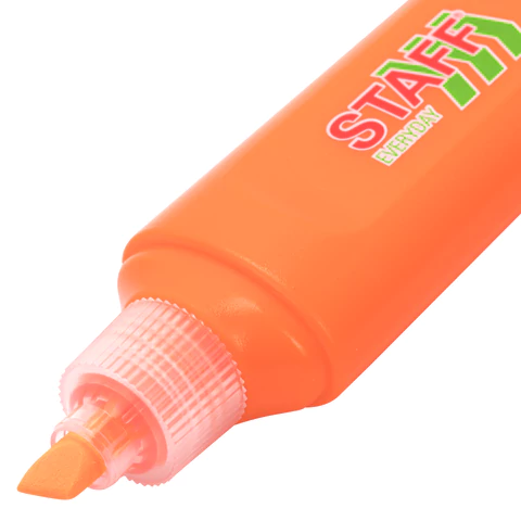 Набор текстовыделителей 6 НЕОНОВЫХ ЦВЕТОВ, STAFF "EVERYDAY HL-720", линия 1-5 мм, скошенный наконечник, 152556 - МСК «Форвард»