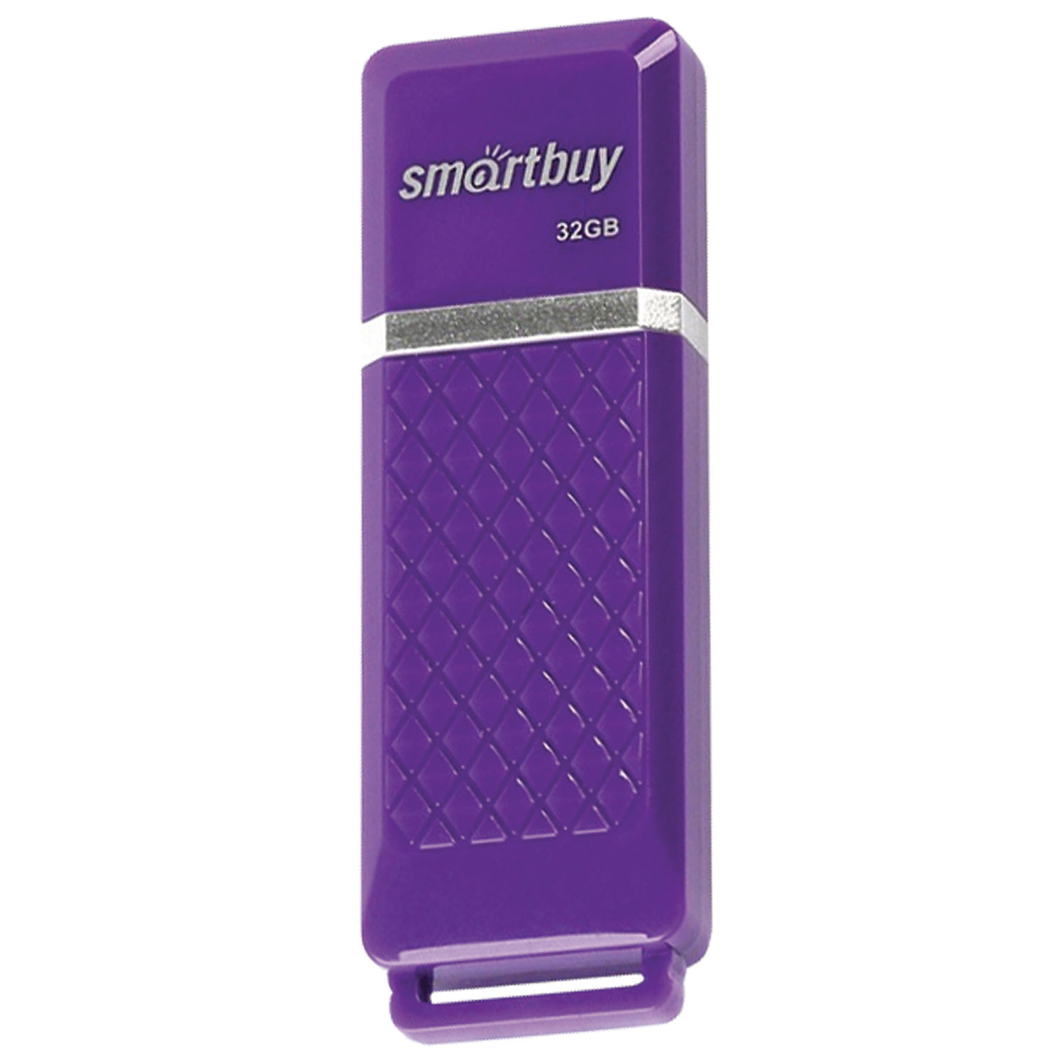 Флеш-диск 32GB SMARTBUY Quartz USB 2.0, фиолетовый, SB32GBQZ-V 512787