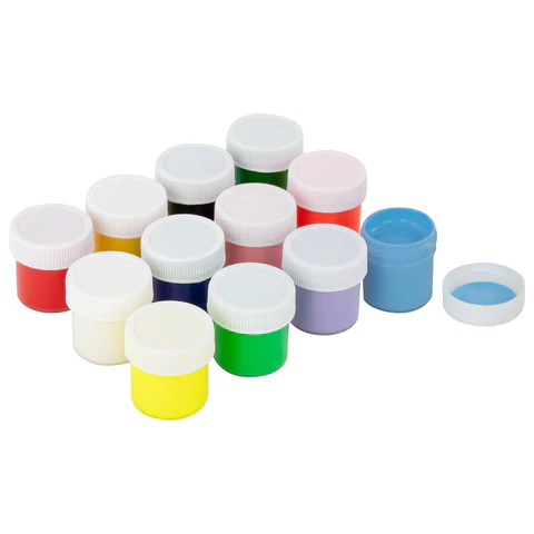 Краски пальчиковые для малышей от 1 года, 12 цветов (6 базовых + 3 пастельных + 3 флуоресцентных) по 35 мл, ЮНЛАНДИЯ, 192570 - МСК «Форвард»