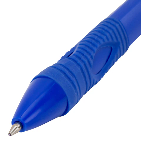 Ручка шариковая автоматическая эргономичная с грипом STAFF "Profit 500 BLUE COLOR", СИНЯЯ, узел 0,7 мм, линия письма 0,35 мм, 144491 - МСК «Форвард»