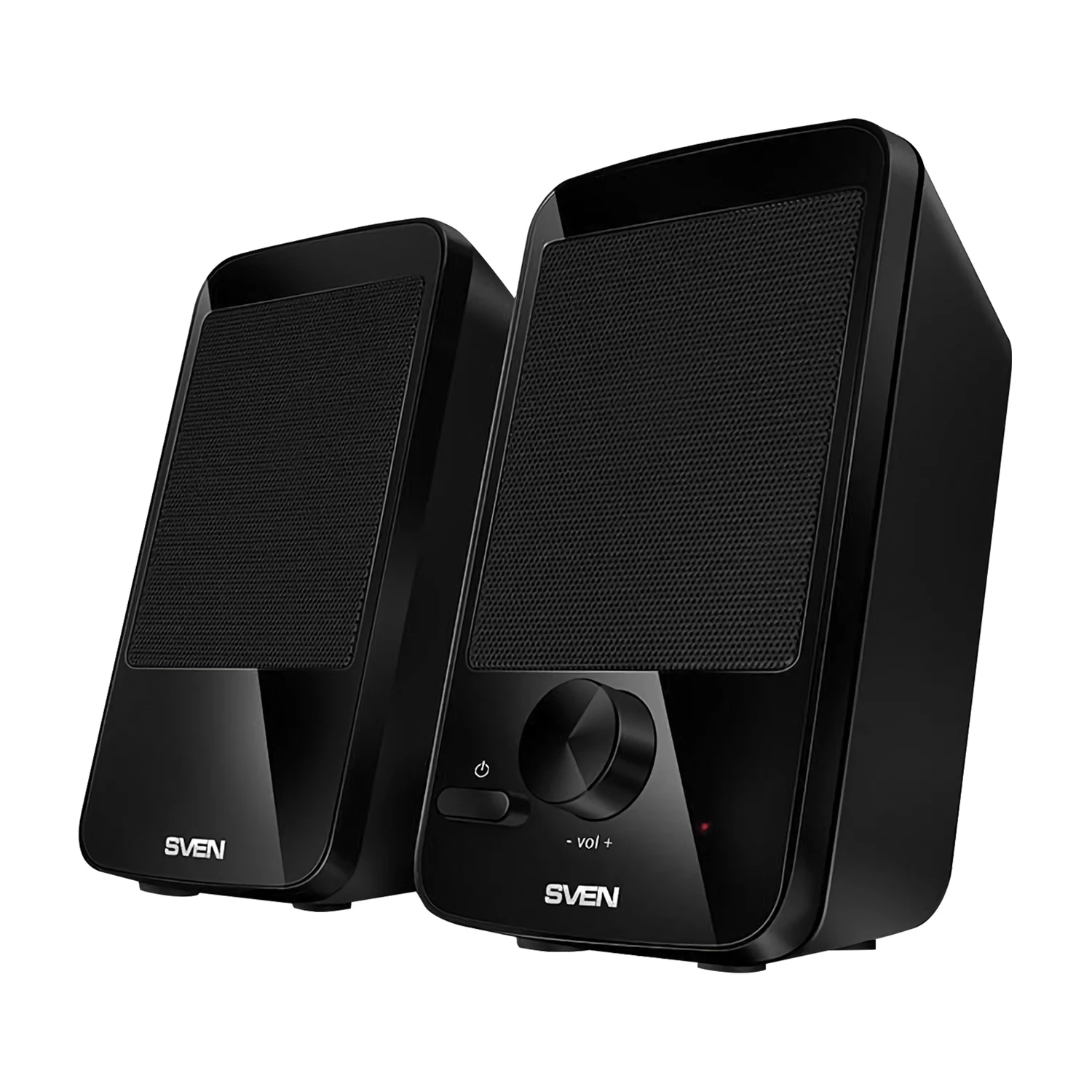 Колонки компьютерные SVEN 312, 2.0, 2х2 Вт, пластик, черные, SV-012540 512699