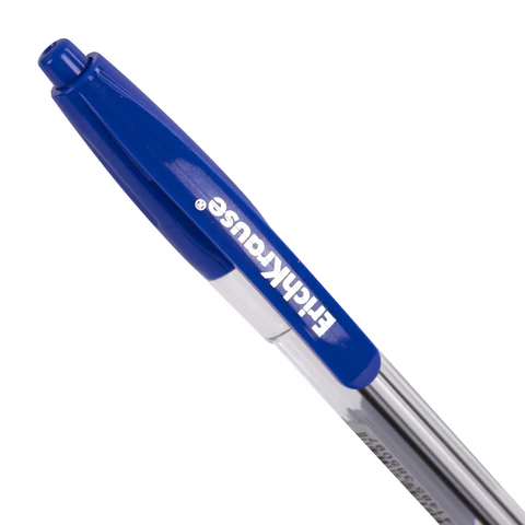 Ручка шариковая автоматическая ERICH KRAUSE R-301 СИНЯЯ, корпус прозрачный, 1 мм, линия 0,5 мм, 38509 144288 - МСК «Форвард»