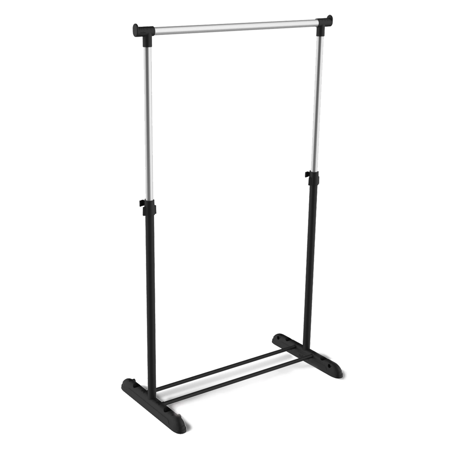 Вешалка для плечиков SHT-WR4340 (в1660*ш860*г440мм), пластик/металл, черная/хром, 603588