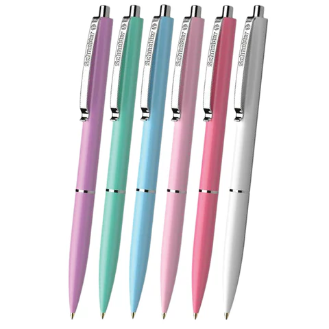 Ручка шариковая автоматическая SCHNEIDER (Германия) "K15 Pastel", СИНЯЯ, пастель ассорти, узел 1 мм, 130840 304941 - МСК «Форвард»