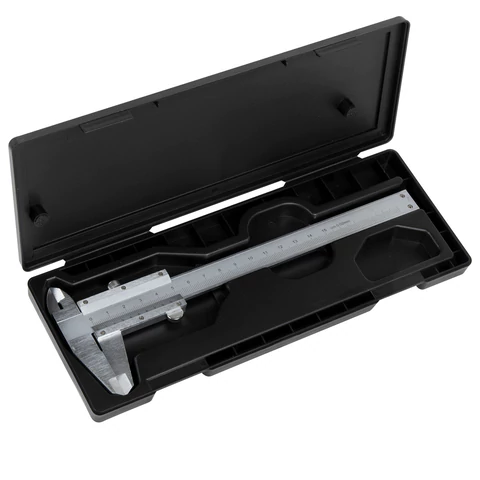 Штангенциркуль 150 мм, цена деления 0,02 мм, с глубиномером, MATRIX, пластиковый кейс, 316315 671089