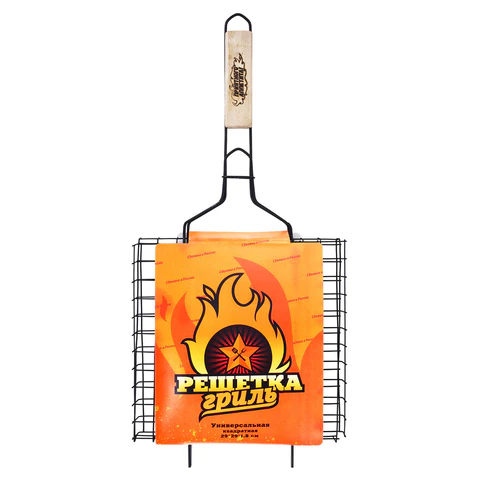 Решетка-гриль универсальная, размер 290х290 мм, глубина 18 мм, оксидированное покрытие, 101418, 701740 - МСК «Форвард»