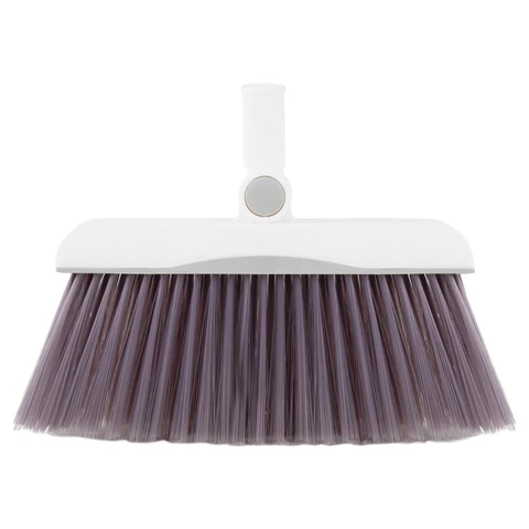 Совок для мусора + щетка на длинных рукоятках, 81 см, бело-серый, разборный, LAIMA, 608953 - МСК «Форвард»