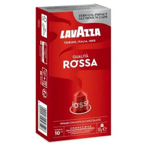 Кофе в капсулах LAVAZZA "Qualita Rossa" для кофемашин Nespresso, 10 порций 624044 - МСК «Форвард»
