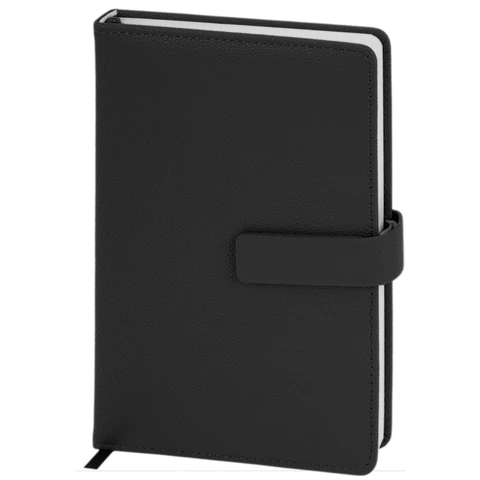 Ежедневник в подарочном наборе 5 в 1, А5, 145x212 мм, BRAUBERG "President", под кожу, 160 листов, черный, 116850 - МСК «Форвард»