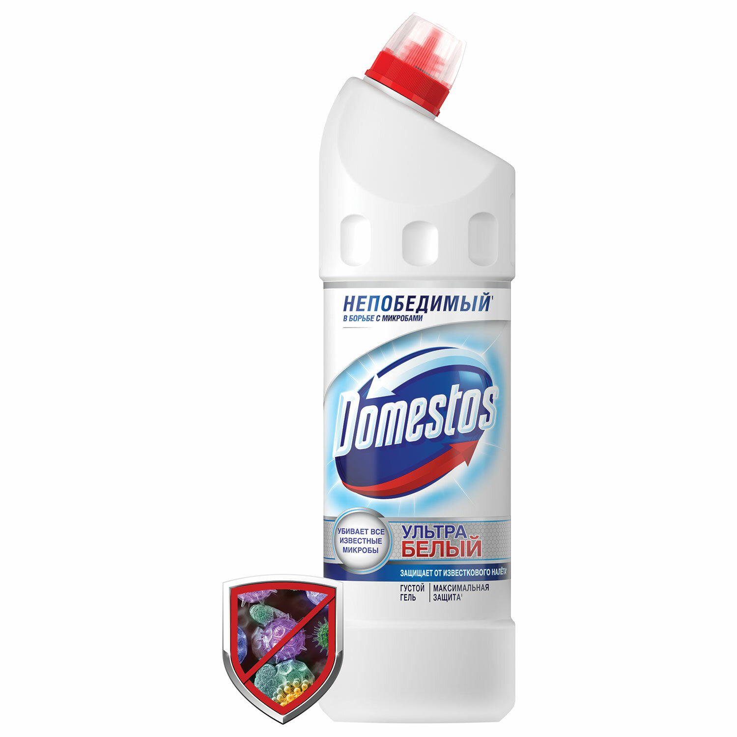 Средство для уборки туалета 1л DOMESTOS (Доместос) "Эксперт сила 7", "Ультра Белый", 601748
