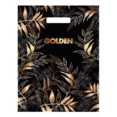 Пакет с вырубной ручкой ПВД, 40х31 см, "Золотой лес", 30 мкм, КОМПЛЕКТ 50ШТ н00188432 701507