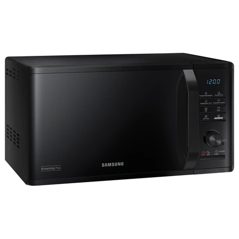 Микроволновая печь SAMSUNG MG23K3515AK/BW, объем 23 л, мощность 800 Вт, электронное управление, черная 457186 - МСК «Форвард»