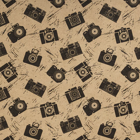 Бумага упаковочная крафтовая НАБОР 3 шт., "Kraft Casual", 70х100 см, 3 дизайна, ЗОЛОТАЯ СКАЗКА, 592063 - МСК «Форвард»