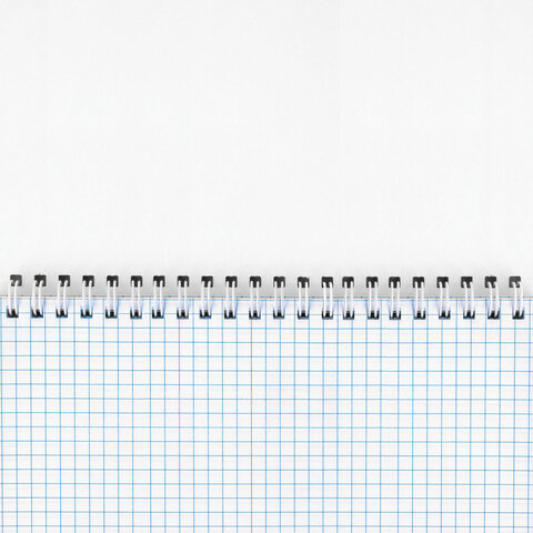 Блокнот БОЛЬШОЙ ФОРМАТ А4 198х297 мм, 80 л., гребень, подложка, клетка, BRAUBERG "Minimal Classic", 116424 - МСК «Форвард»