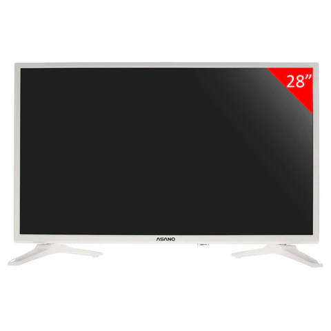 Телевизор ASANO 28LH5011T, 28" (71 см), 1366x768, HD, 16:9, Салют ТВ, Wi-Fi, белый 458880 - МСК «Форвард»