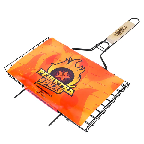 Решетка-гриль универсальная, размер 310х210 мм, глубина 18 мм, оксидированное покрытие, 101402, 701741 - МСК «Форвард»