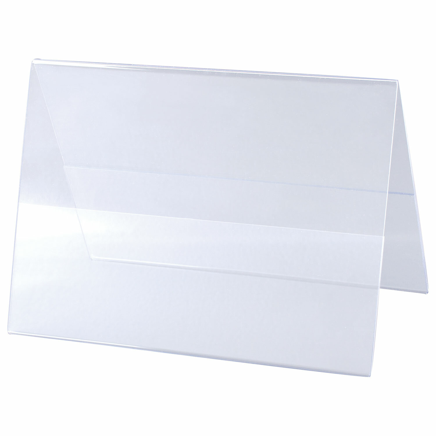 Табличка информационная 210х150мм (домик), настол, двусторон, оргстекло, в защ.плён, BRAUBERG,290425