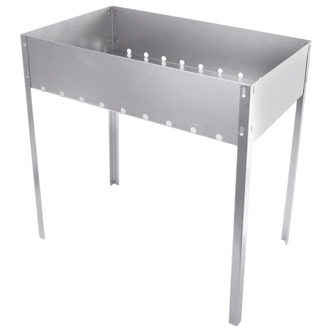 Мангал сборный стальной, размер 500х300х500 мм, в термопленке, 701726 - МСК «Форвард»