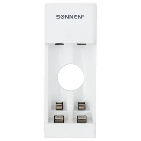 Зарядное устройство с аккумуляторами 2 шт. AA (HR6), 2700 mAh, SONNEN BC2, в блистере, 454239 - МСК «Форвард»