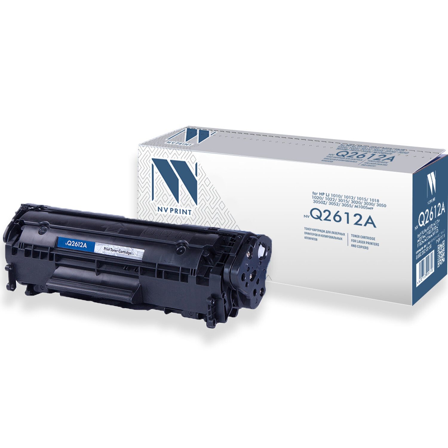 Картридж лазерный NV PRINT (NV-Q2612A) для HP LaserJet 1018/3052/М1005, ресурс 2000 стр NV-Q2612A 361175