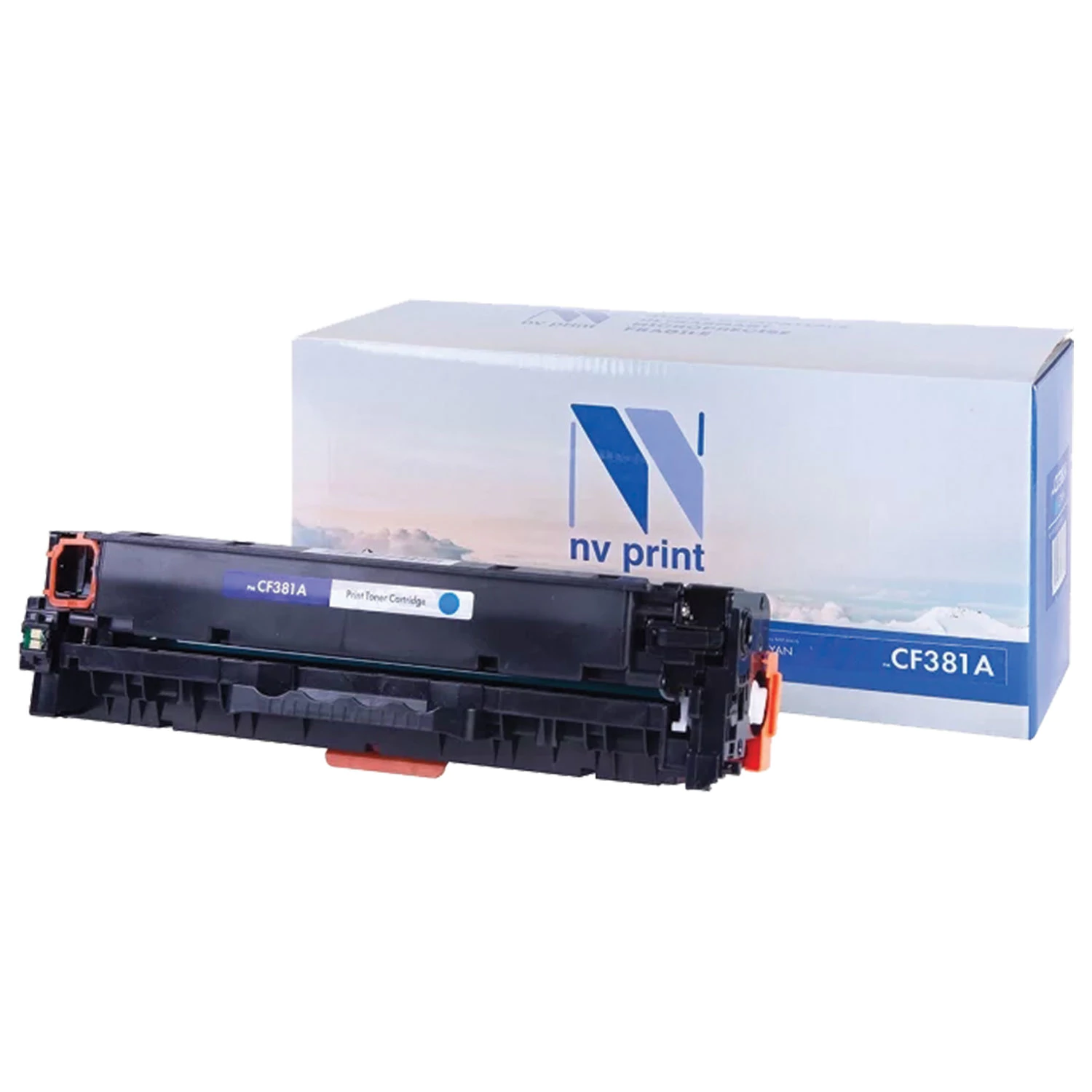 Картридж лазерный NV PRINT (NV-CF381A) для HP LJ M476dn/M476dw/M476nw, голубой, ресурс 2700 стр 363407 ПОД ЗАКАЗ 8 ДНЕЙ