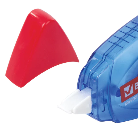 Корректирующая лента BRAUBERG, 5 мм х 8 м, корпус синий, механизм перемотки, блистер, 227801 - МСК «Форвард»