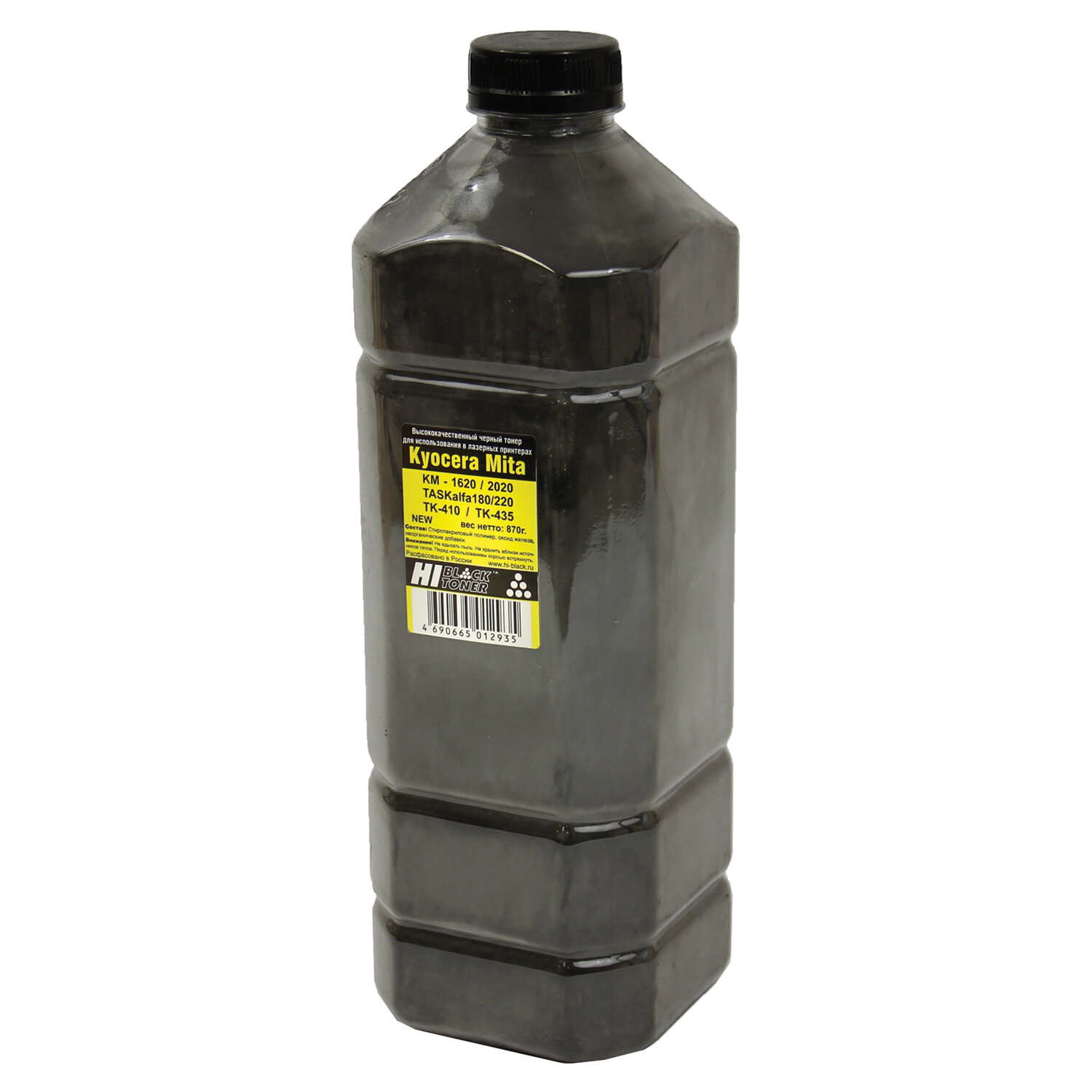 Тонер HI-BLACK для KYOCERA KM-1620/2020/TASKalfa180/220, фасовка 870г 9912214900990 320476