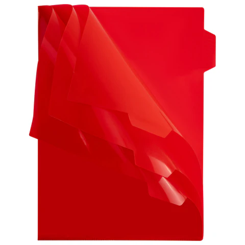 Папка-уголок 3 отделения, жесткая, непрозрачная, А4, BRAUBERG "SPECIAL", красная, 0,15 мм, 273064 - МСК «Форвард»