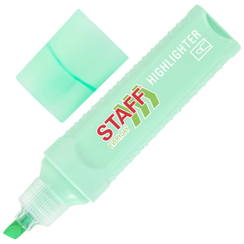 Набор текстовыделителей 6 ПАСТЕЛЬНЫХ ЦВЕТОВ, STAFF "EVERYDAY HL-707", линия 1-5 мм, скошенный наконечник, 152551 - МСК «Форвард»