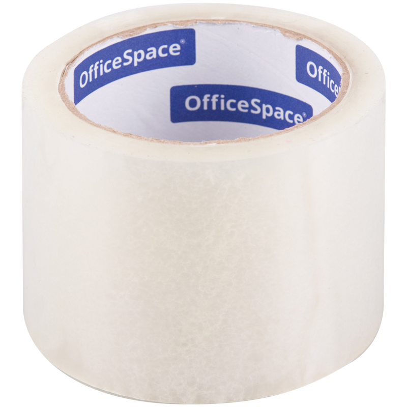 Клейкая лента упаковочная OfficeSpace, 72мм*66м, 40мкм, прозрачная, ШК КЛ_18608 255778