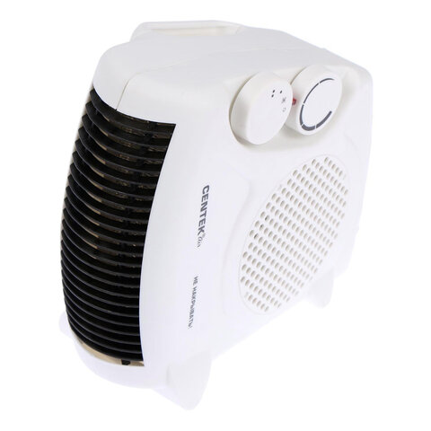 Тепловентилятор CENTEK CT-6001, 2000 Вт, 3 режима работы, 2 рабочих положения, белый 457464 - МСК «Форвард»