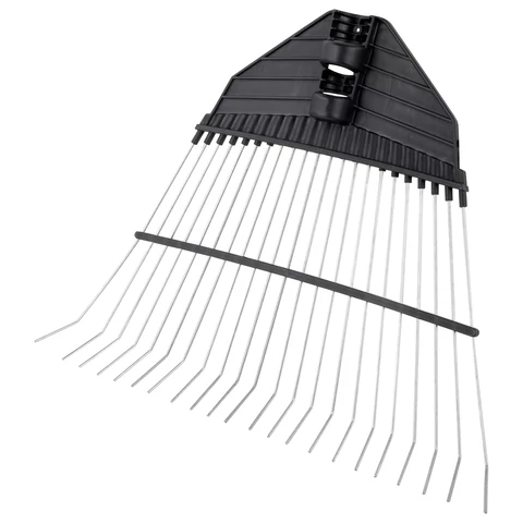 Грабли веерные проволочные, ширина 38 см, БЕЗ ЧЕРЕНКА, тулейка/черенок 25 мм, ГРАНДМАСТЕР, 700349 - МСК «Форвард»