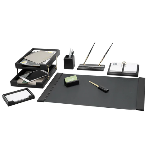 Набор подарочный настольный BESTAR "Titan" из дерева, 8 предметов, цвет "черное дерево", 237217