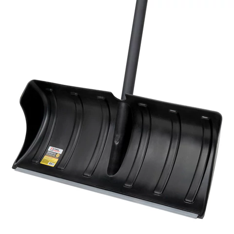 Лопата снеговая 60х30 см "СКРЕПЕРОК" ребра жесткости, алюминиевая планка, черенок с V-образной ручкой, ГРАНДМАСТЕР, 700333 - МСК «Форвард»